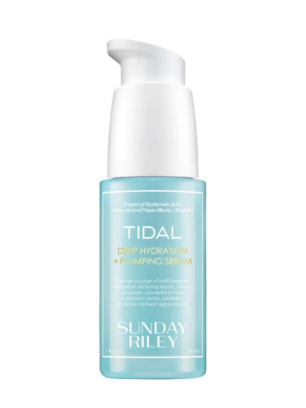 Sunday Riley Tidal Deep Hydration and Plumping Serum 1 oz 30 ml NEW IN BOX $85